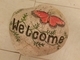 Monarch Butterfly Welcome sign