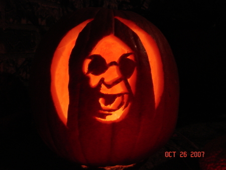 Carved pumpkin, Ozzy